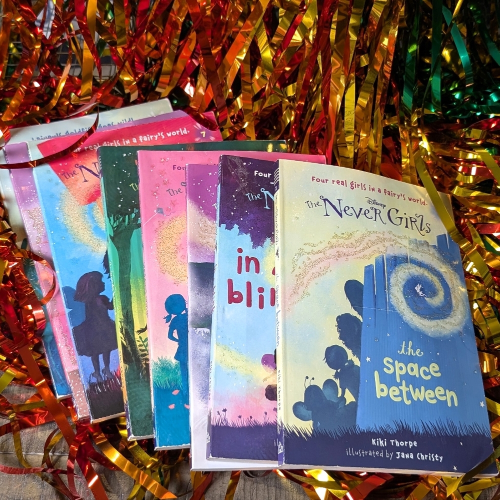 Disney's The Never Girls Book Lot 4 Real Girls In A Fairy's World Kiki Thorpe